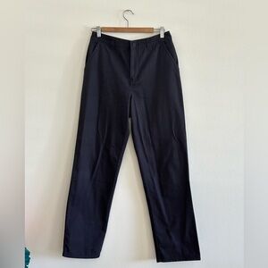 BP High Waist Straight Leg Cotton Pants